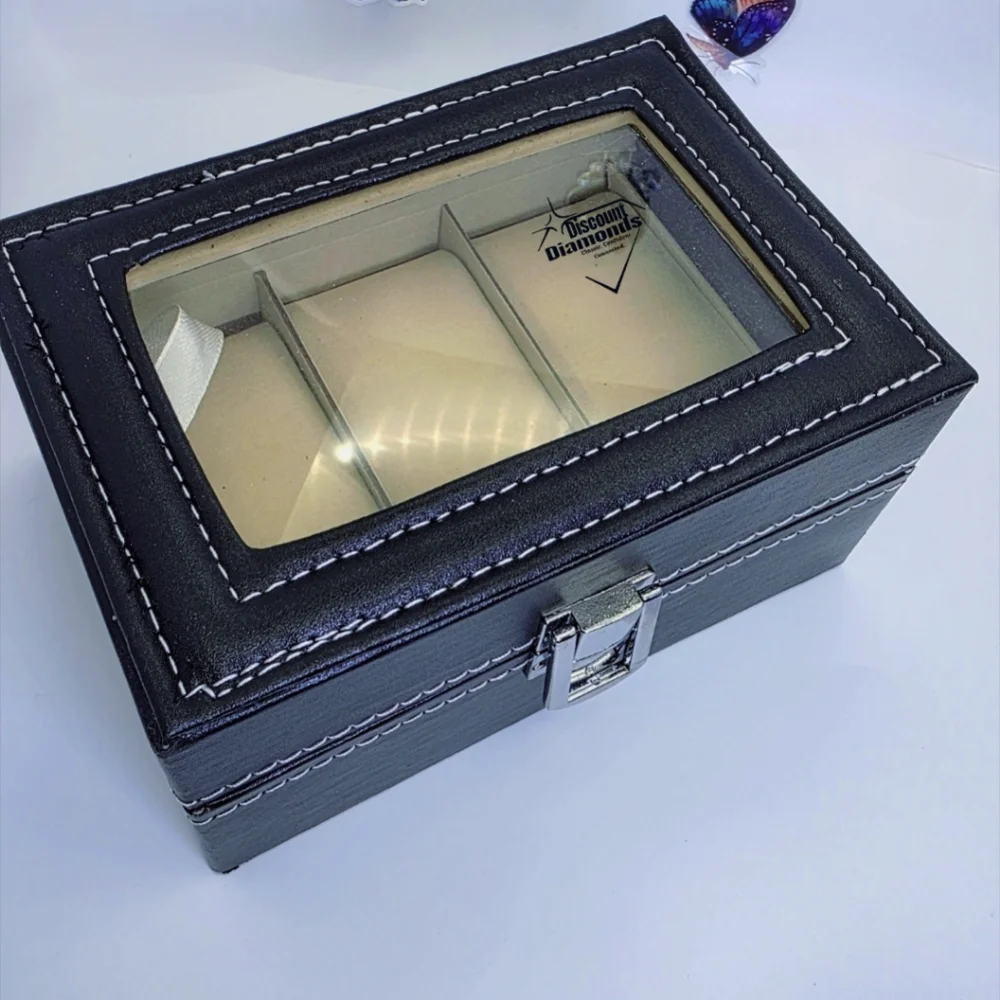 Men's Watch/Jewelry Organizer Holds Three